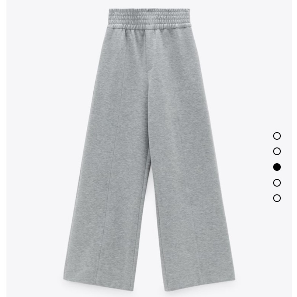 **SOLD** ZARA Wide Leg Plush Pants - Picture 1 of 6